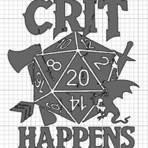 D & D (Dungeons & Dragons) decal